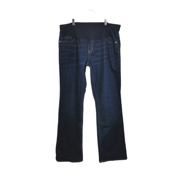 16/31 Liz Lange Maternity Jeans EUC - Picture 1 of 3